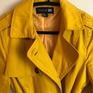 Gold Yellow Jacket Trench